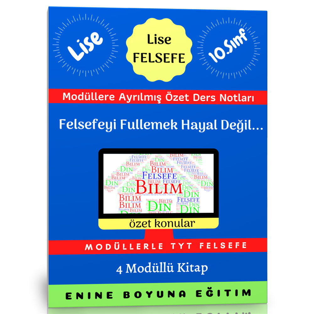 10. Sınıf Felsefe Yardımcı Modüler Kitap Seti (4 Kitap)