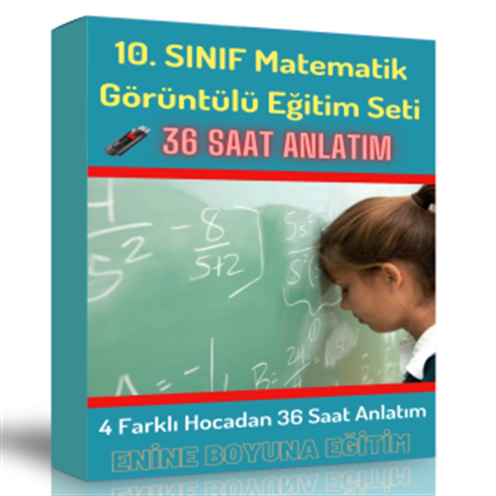 10. Sınıf Matematik Görüntülü Eğitim Seti (36 Saatlik Özel Anlatım)