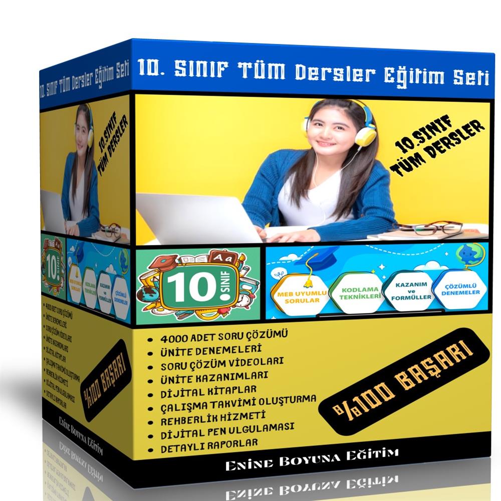 10. Sınıf Tüm Dersler Dijital Eğitim Seti