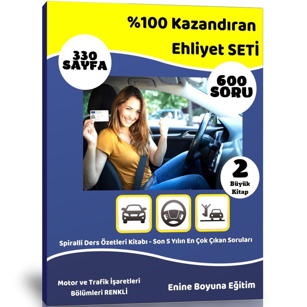 %100 Kazandıran Ehliyet Eğitim Seti