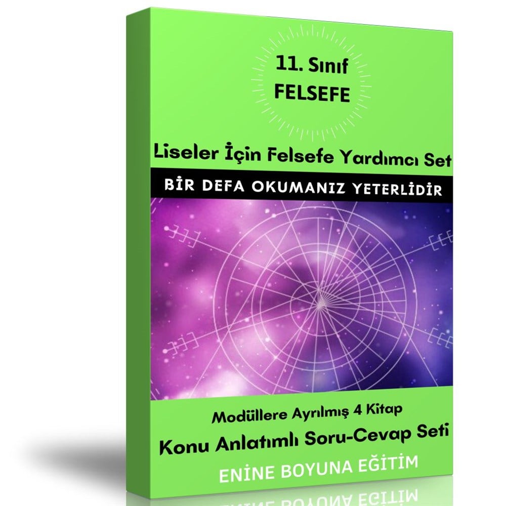 11. Sınıf Felsefe  Yardımcı Modüler Kitap Seti (4 Kitap)