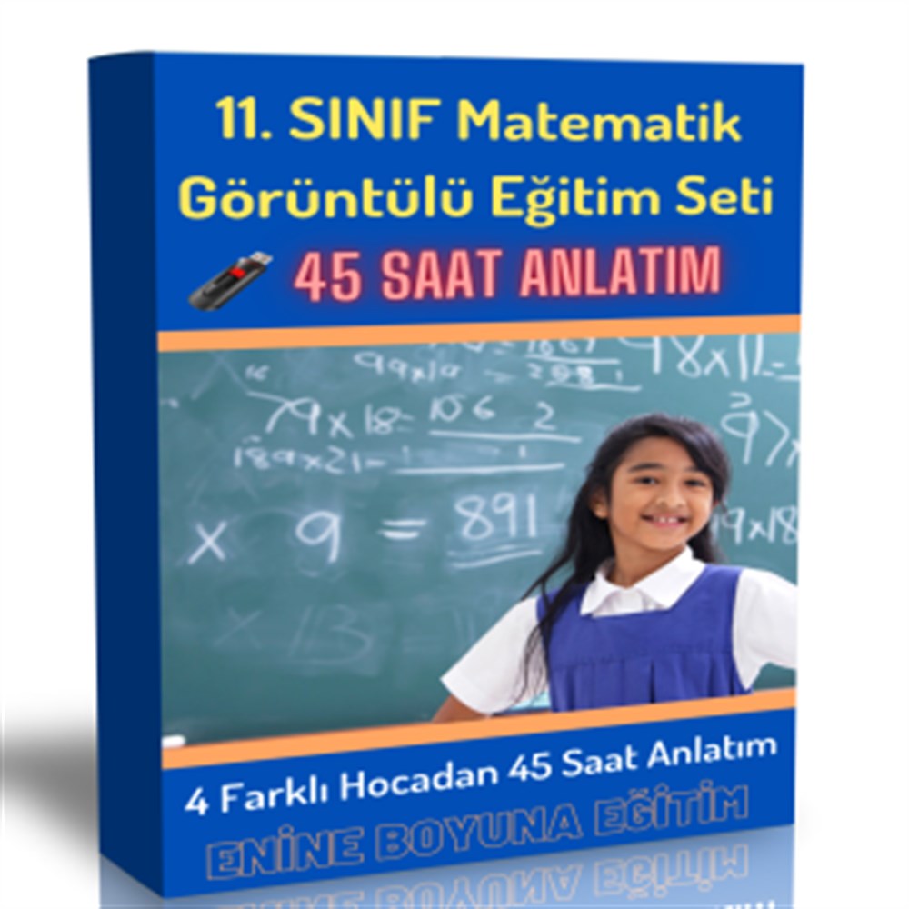 11. Sınıf Matematik Görüntülü Eğitim Seti (45 Saatlik Özel Anlatım)