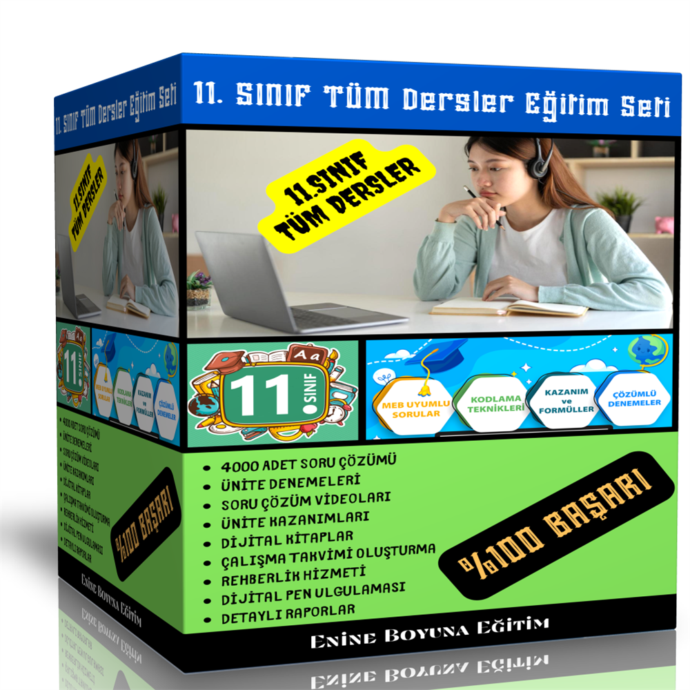 11. Sınıf Tüm Dersler Dijital Eğitim Seti