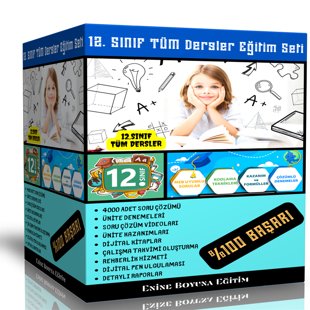 12. Sınıf Tüm Dersler Dijital Eğitim Seti