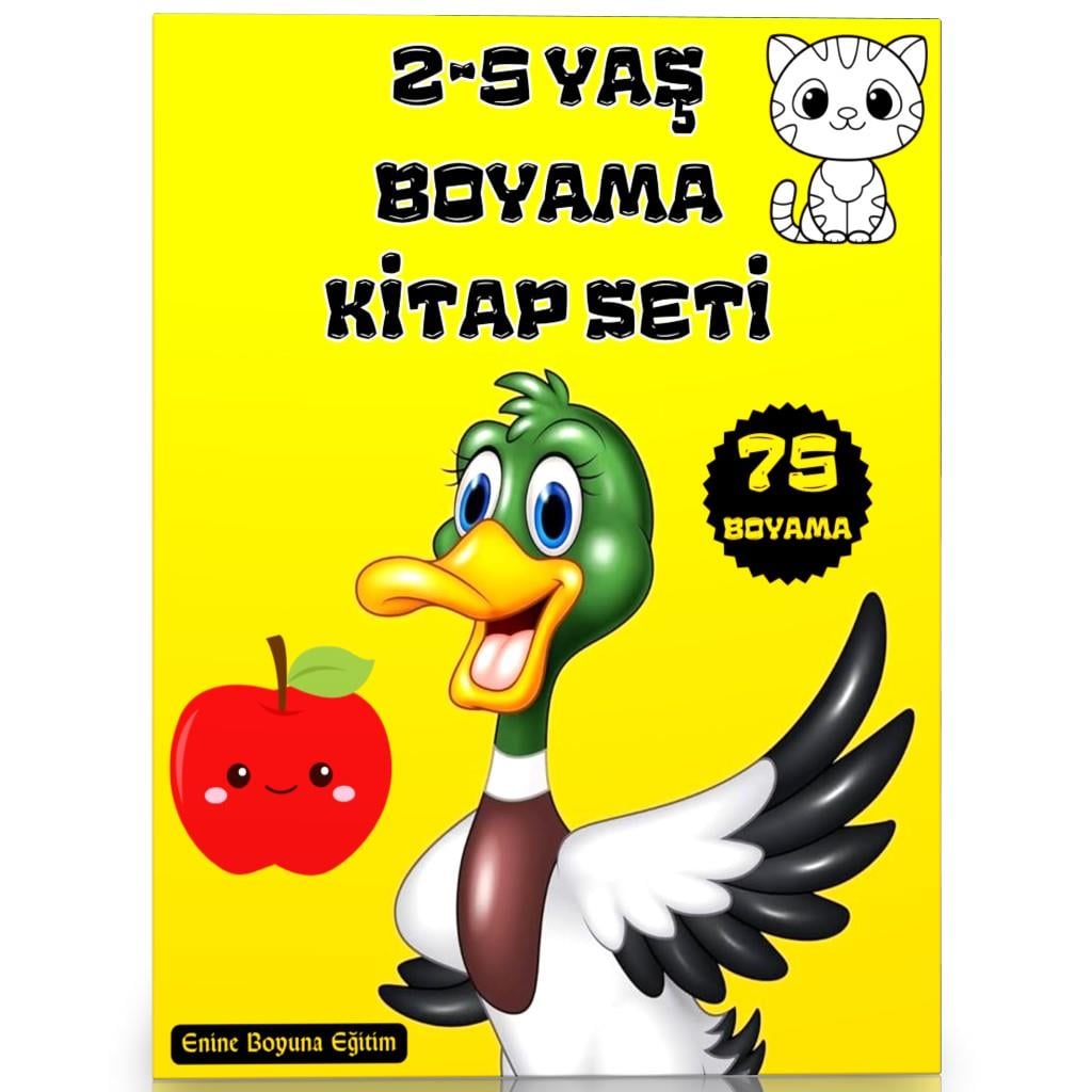 2-5 Yaş Boyama Kitap Seti (2 Kitap)