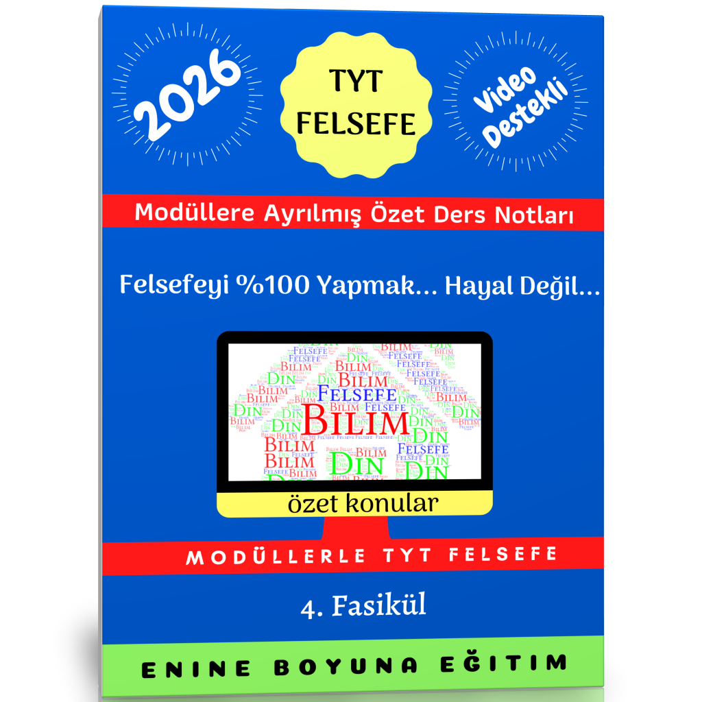 2024 TYT Felsefe Modüler Kitap seti