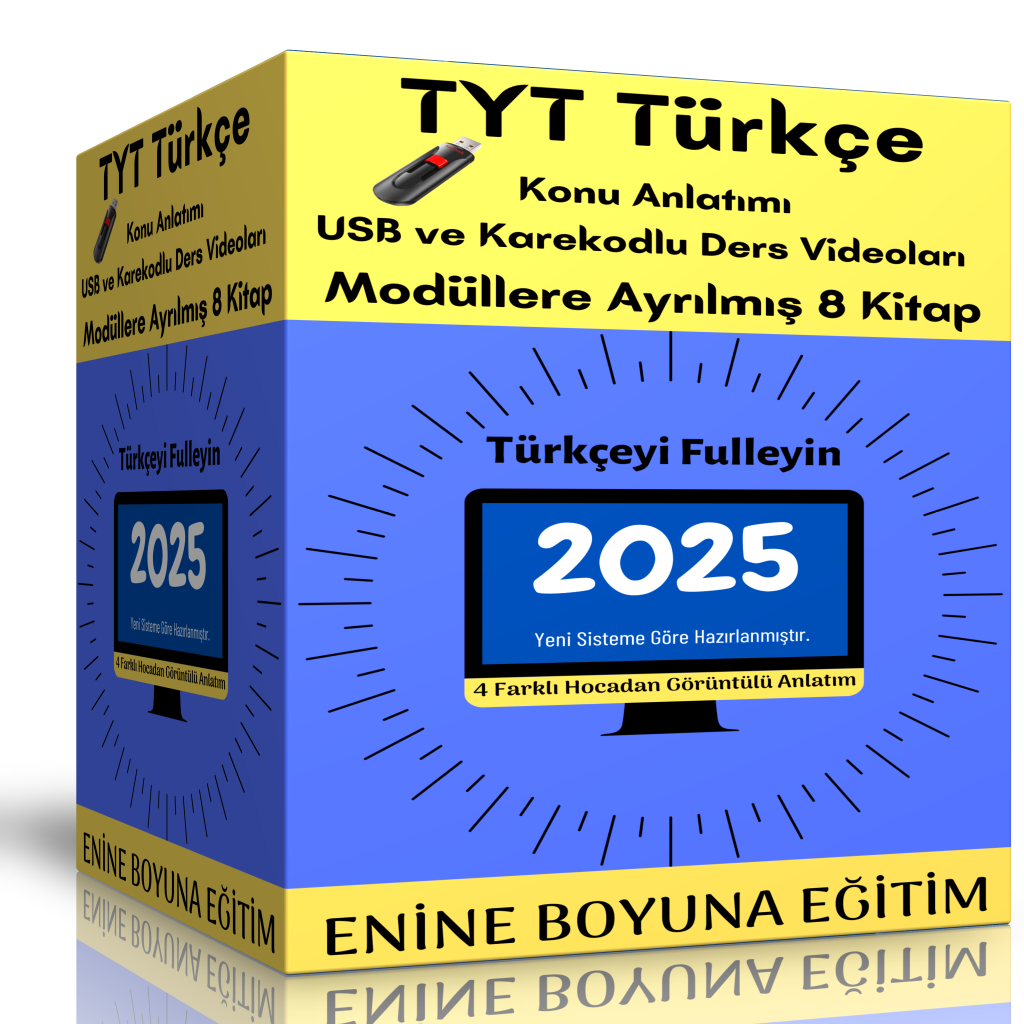 2024 TYT Türkçe Modüler Kitap Seti (Görüntülü Anlatımlı)