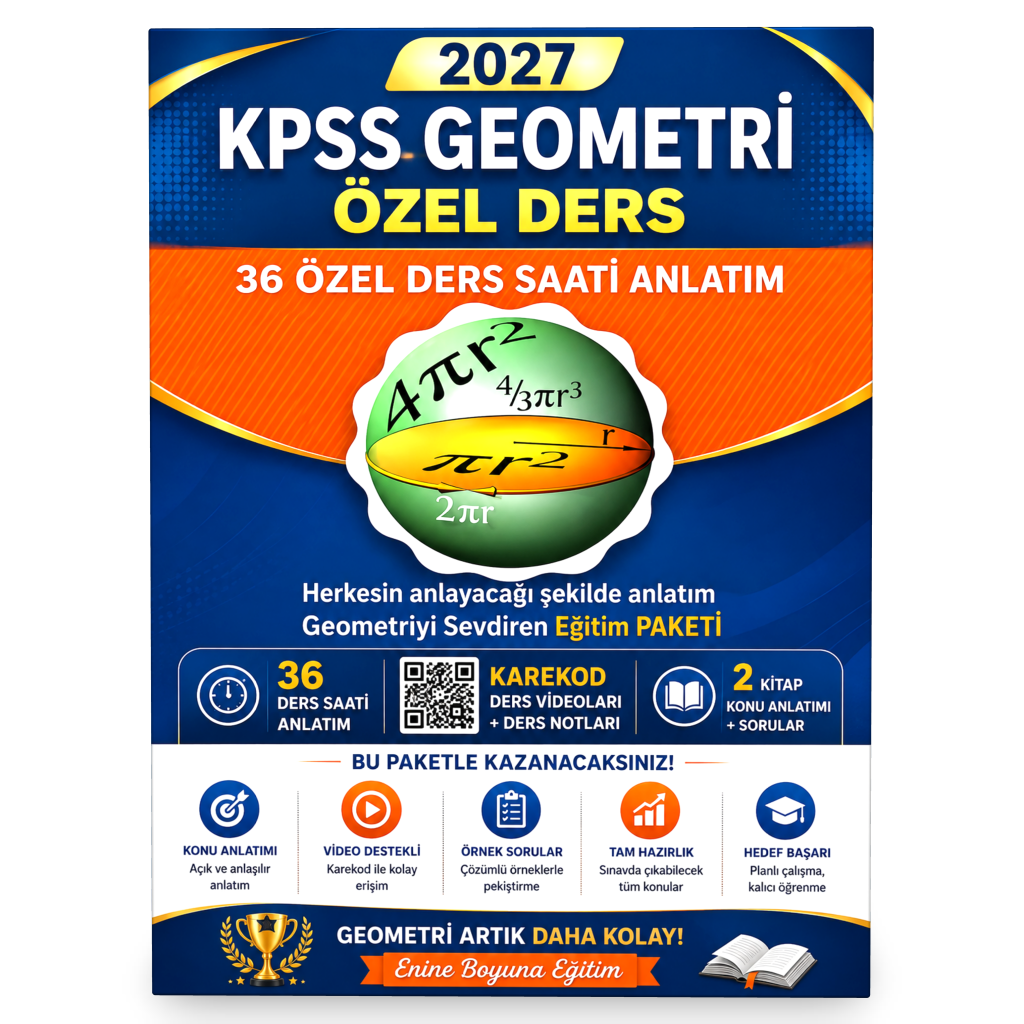 2025 Kpss Geometri Hazırlık Seti