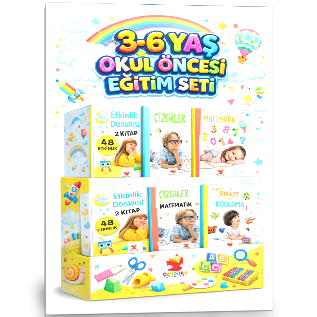 3–6 Yaş Okul Öncesi Eğitim Seti