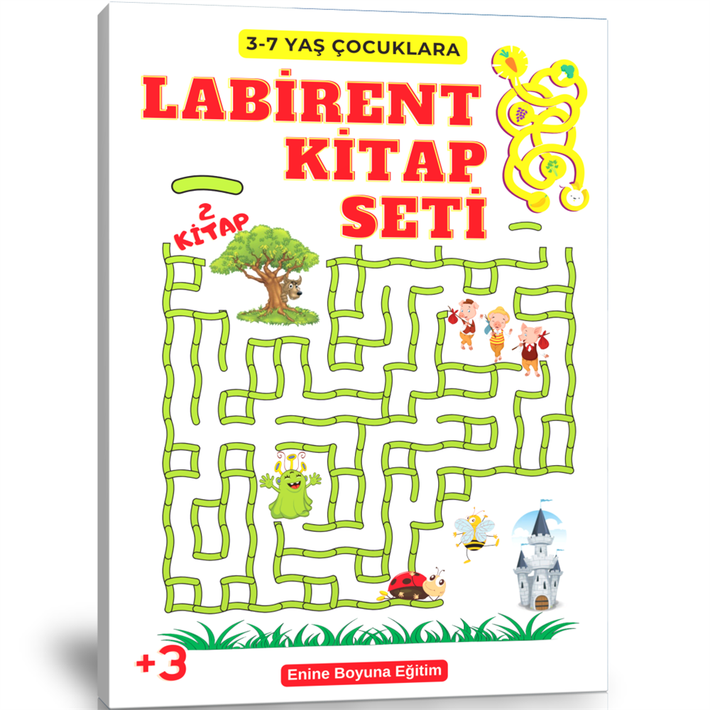 3-7 Yaş Çocuklara Labirent Kitap Seti (2 Kitap)