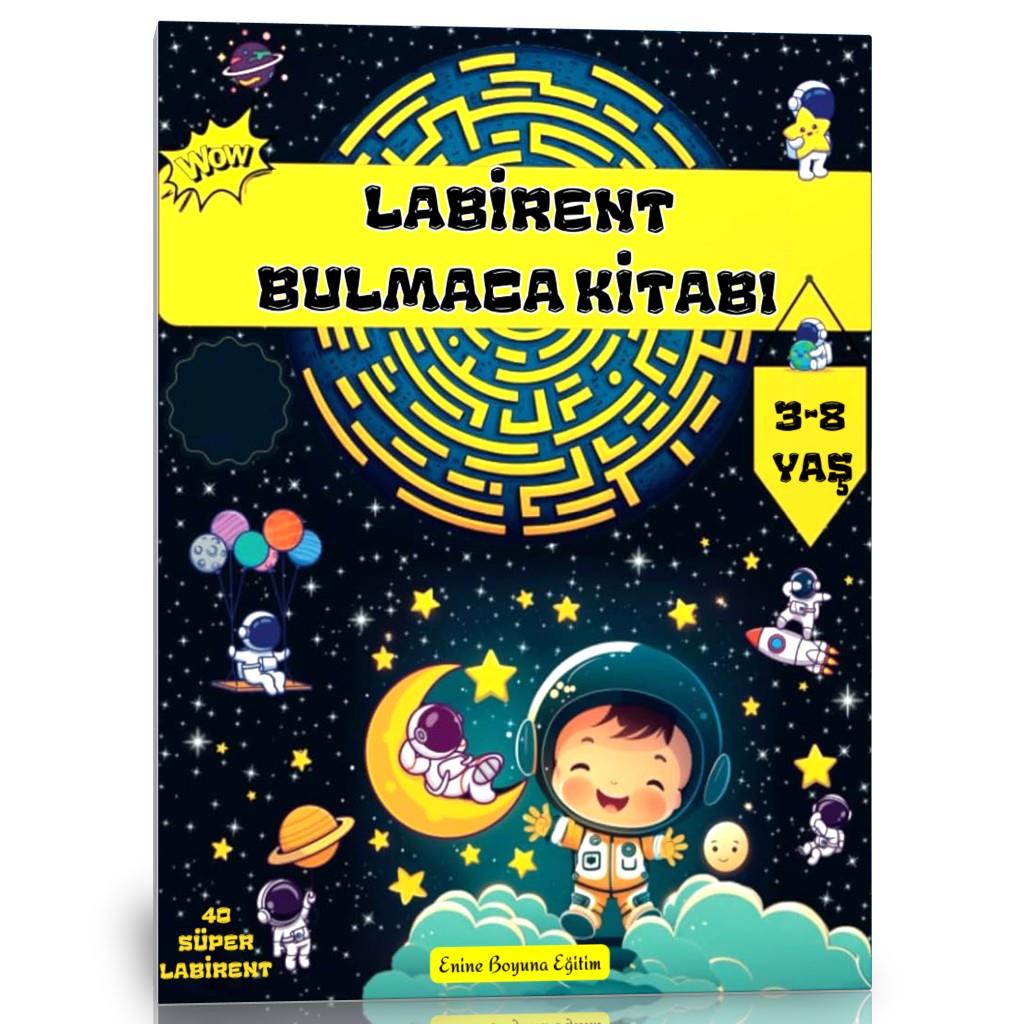 3-8 Yaş Çocuklar İçin Labirent Bulmaca Kitabıj
