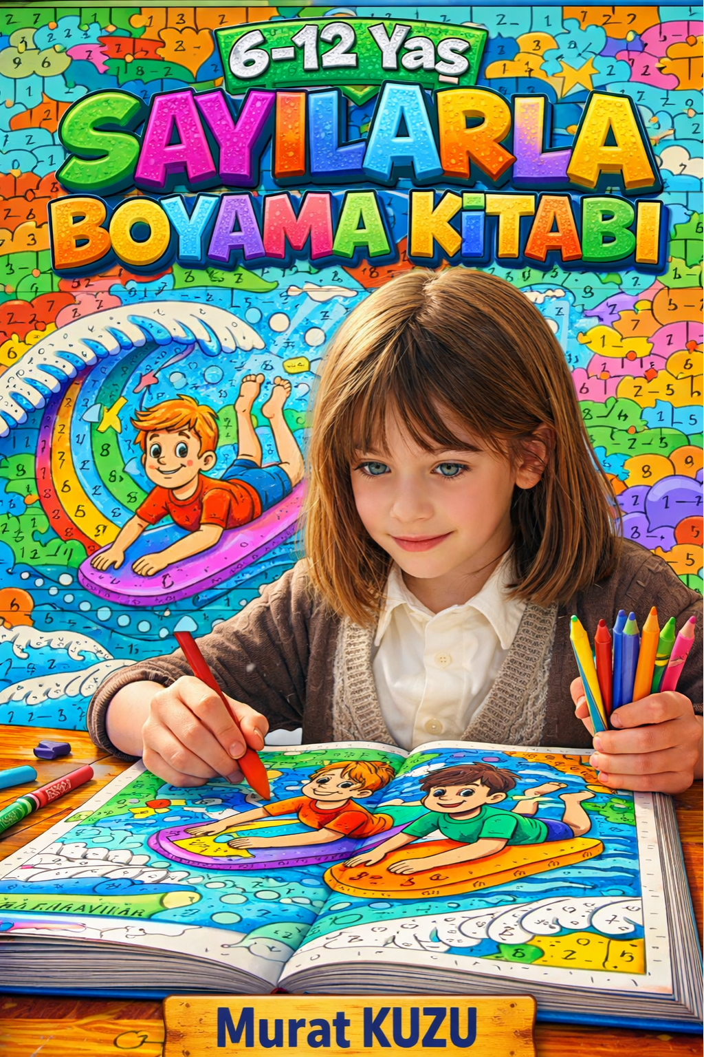 6–12 Yaş Sayılarla Boyama Kitabı (Kodlarla Boyama)