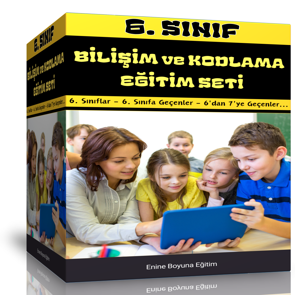 6. Sınıf Bilişim ve KODLAMA Eğitim Seti (6 Özel Kitap)
