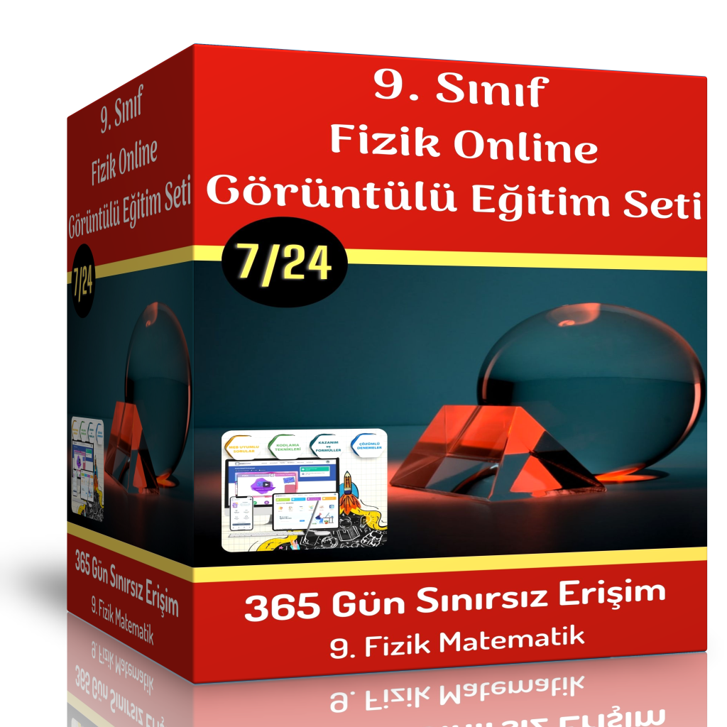 9. Sınıf Fizik Online Görüntülü Eğitim Seti