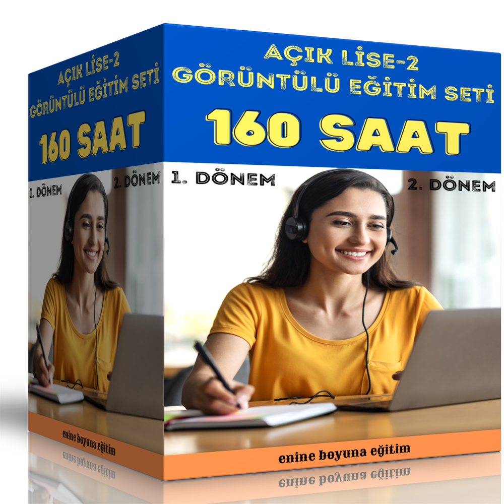 Açık Lise-2 Görüntülü Eğitim Seti (120 Saat Görüntülü Anlatım)