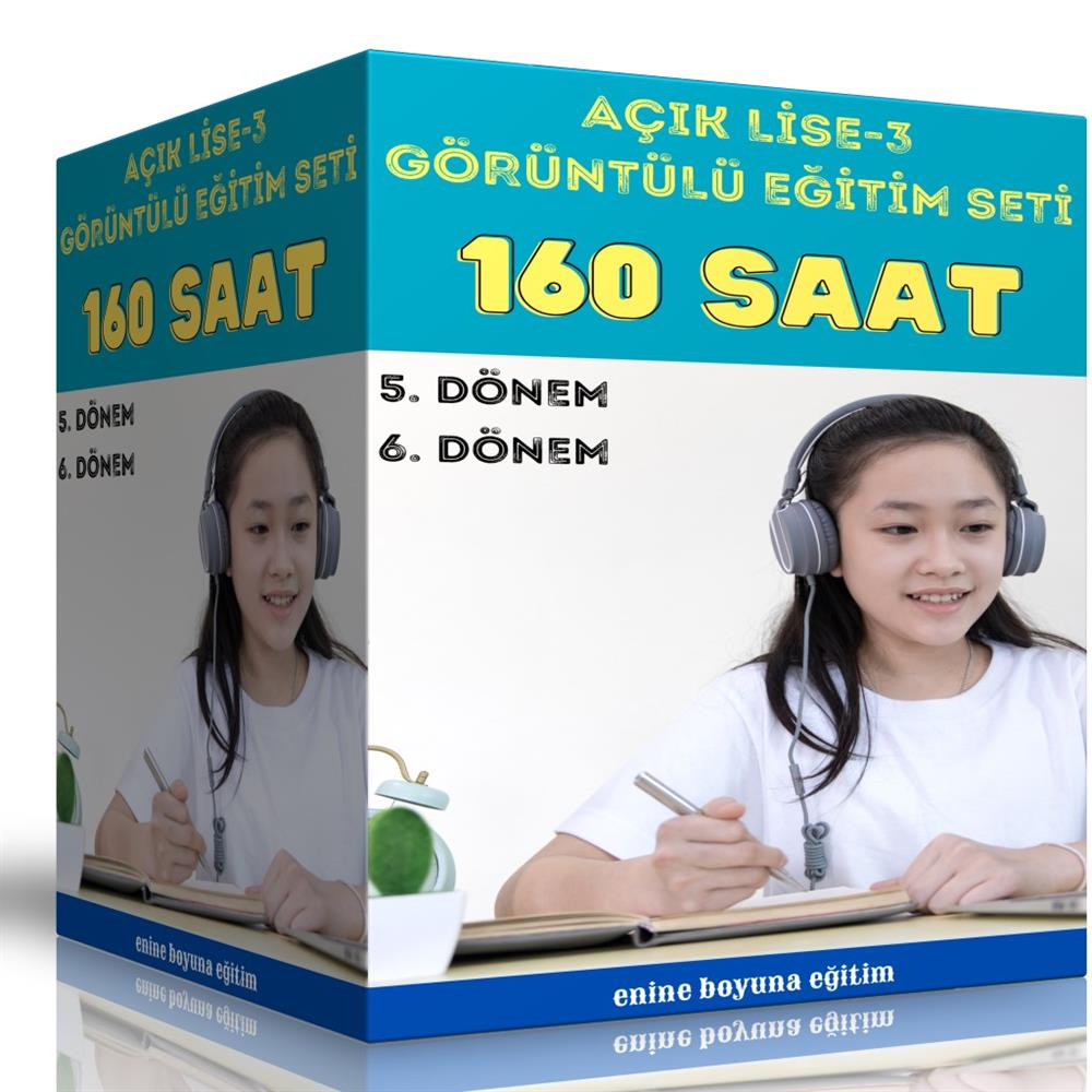 Açık Lise-3 Görüntülü Eğitim Seti (120 Saat Görüntülü Anlatım)