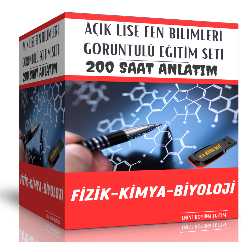 Açık Lise Fen Bilimleri Tüm Dersler Görüntülü Eğitim Seti
