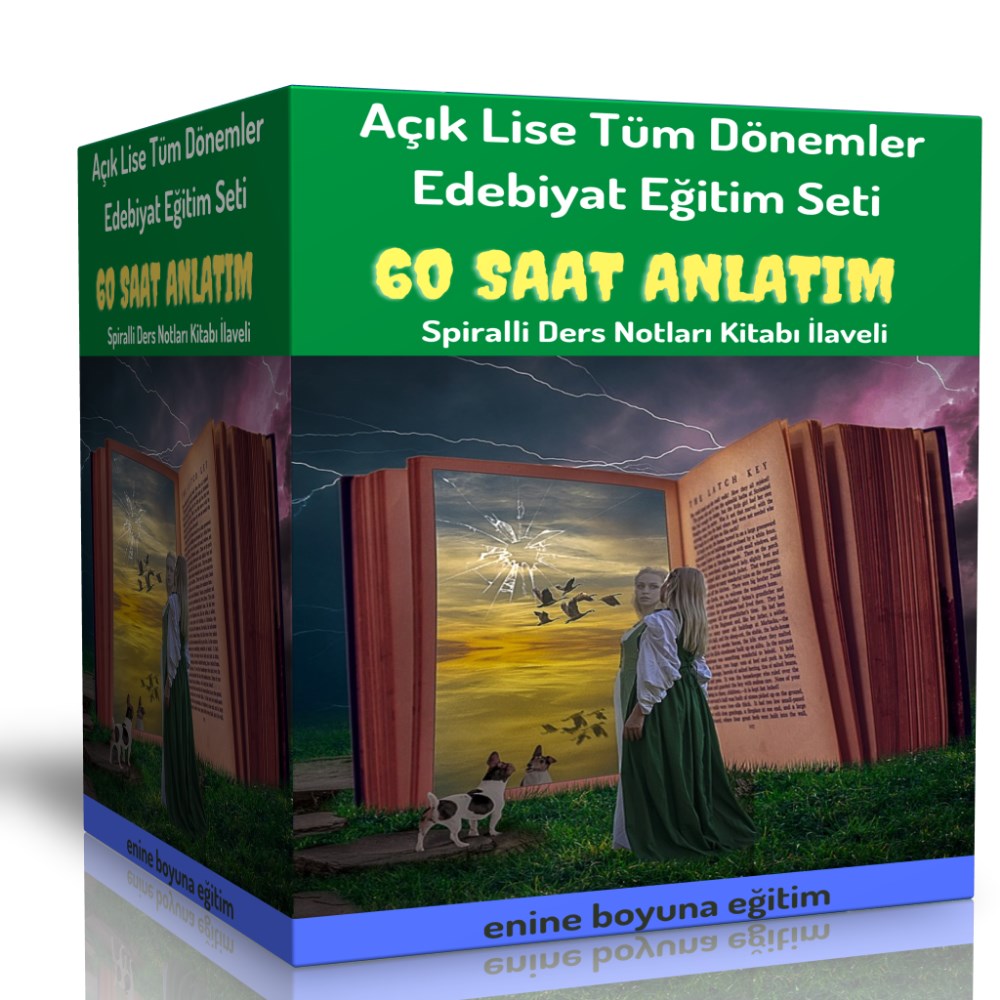 AÇIK LİSE TÜM DÖNEMLER Edebiyat Görüntülü Eğitim Seti (60 Saat Anlatım)