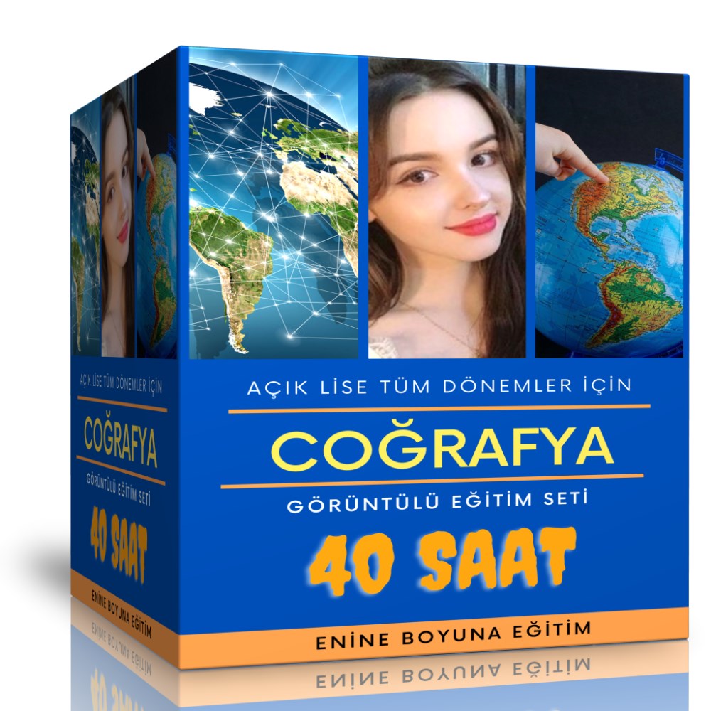 Açık Lise Tüm Sınıflar İçin Coğrafya Görüntülü Eğitim Seti