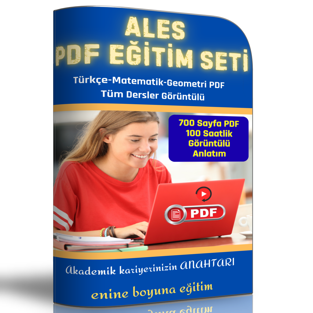 ALES Hazırlık Eğitim Seti (700 Sayfalık PDF Kitabı)