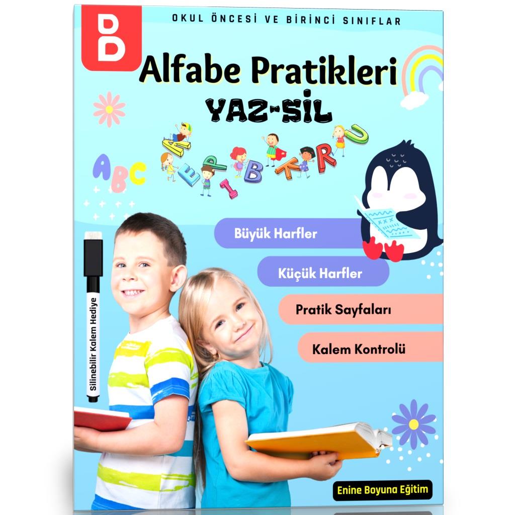 Alfabe Pratikleri YAZ-SİL Kitabı 