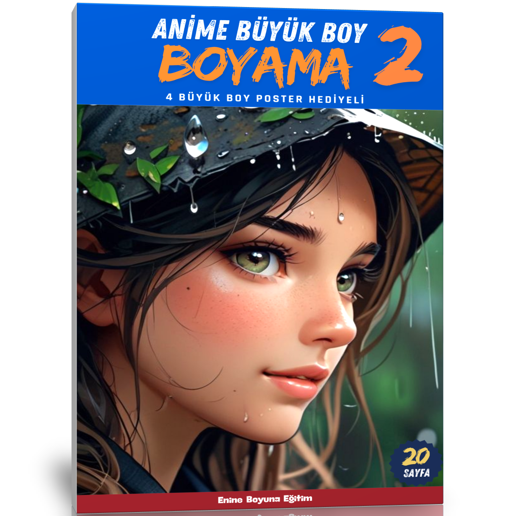 Anime Boyama Kitabı-2 (Büyük BOY)