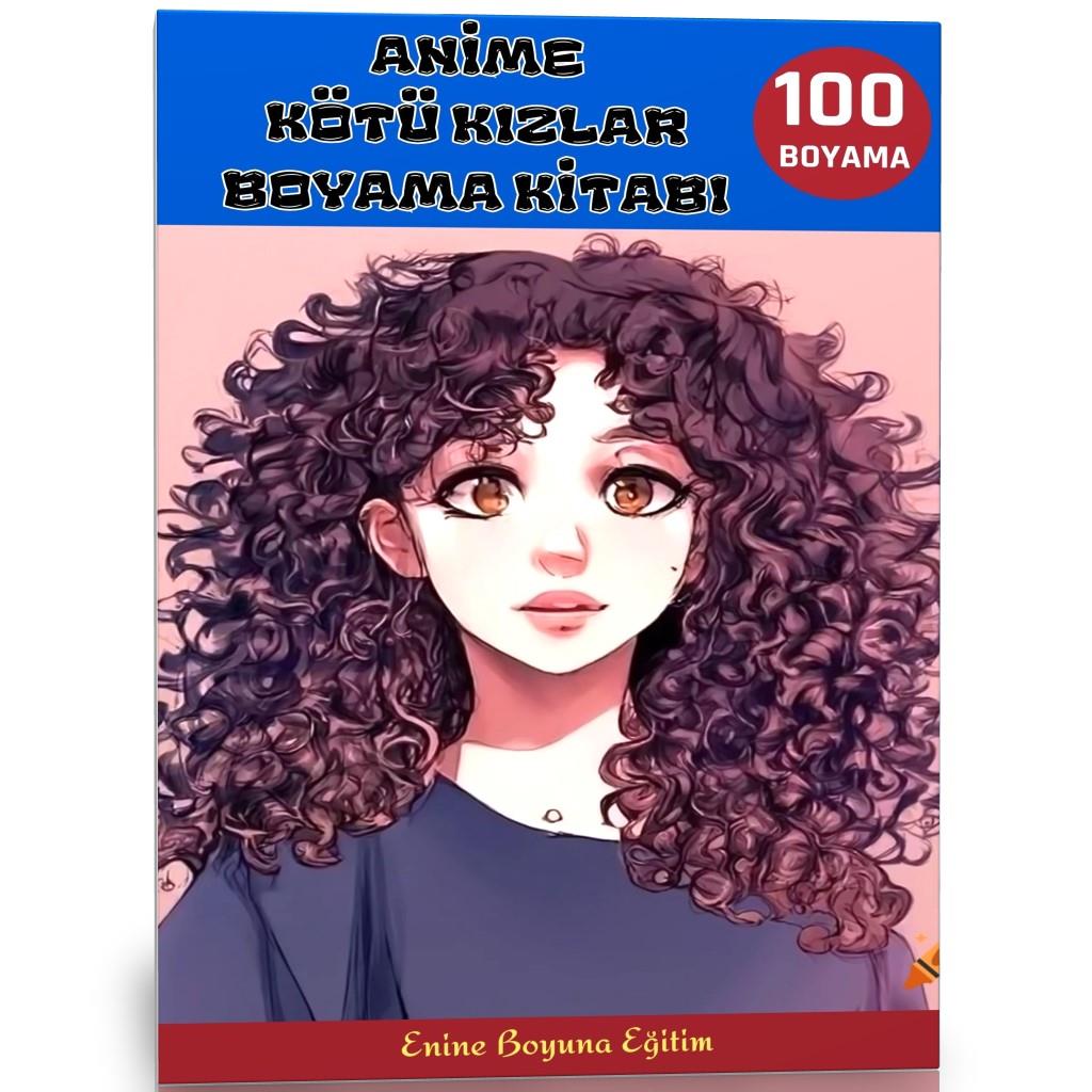 Anime Kötü Kızlar Boyama Kitabı (100 Süper Boyama)