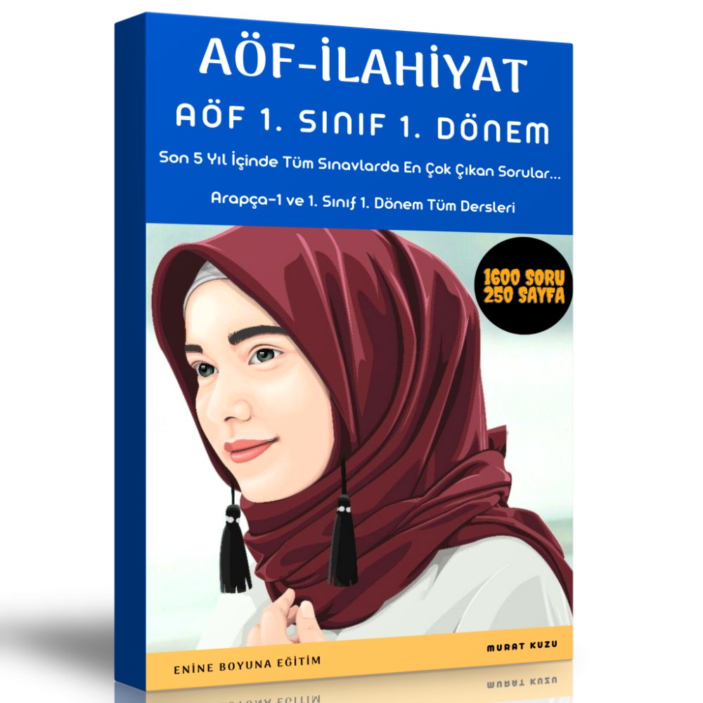 AÖF- İlahiyat 1. Sınıf 1. Dönem Tüm Dersler
