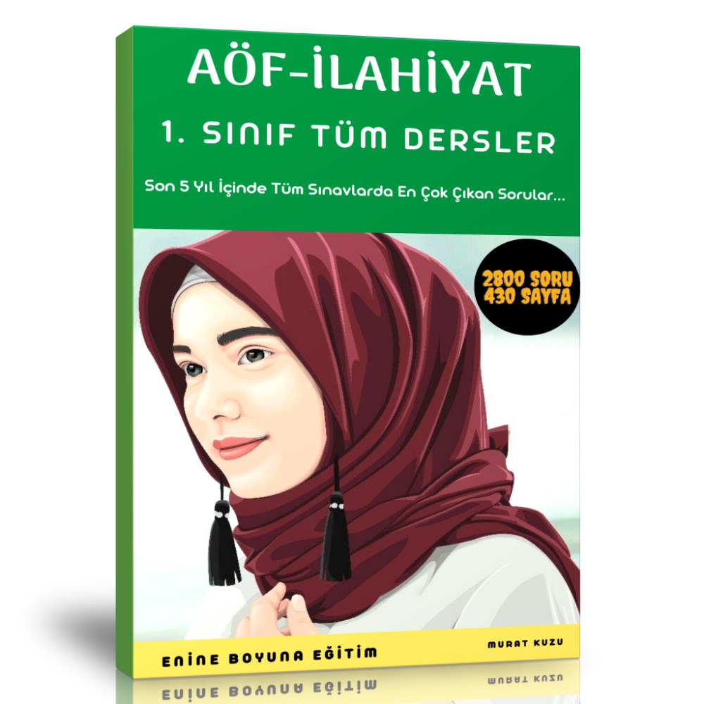 AÖF- İlahiyat 1. Sınıf Tüm Dersler (2 Spiralli Kitap)