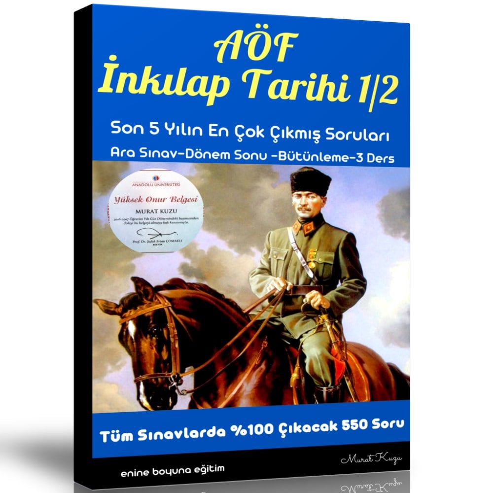 AÖF İnkılap Tarihi 1-2 (Çıkmış ve Çıkacak Sorular)