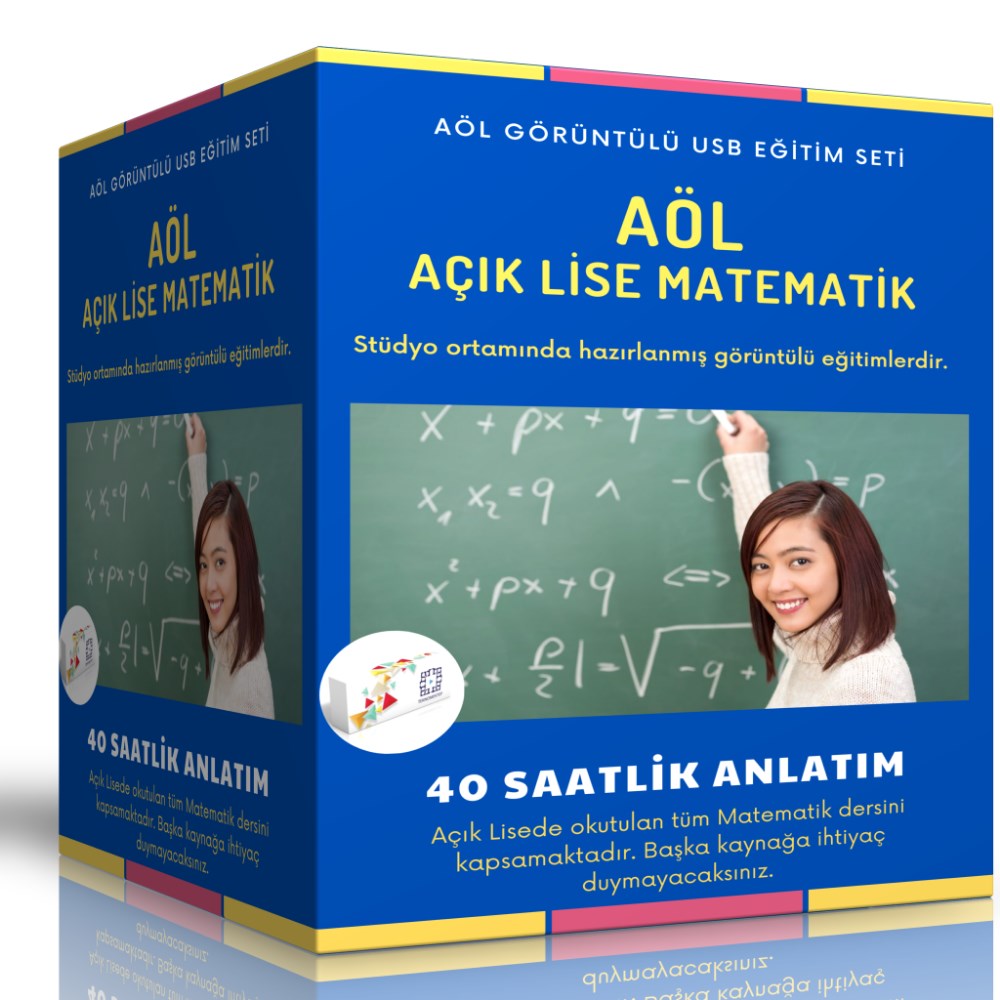 AÖL Açık Lise Matematik Görüntülü Eğitim Seti