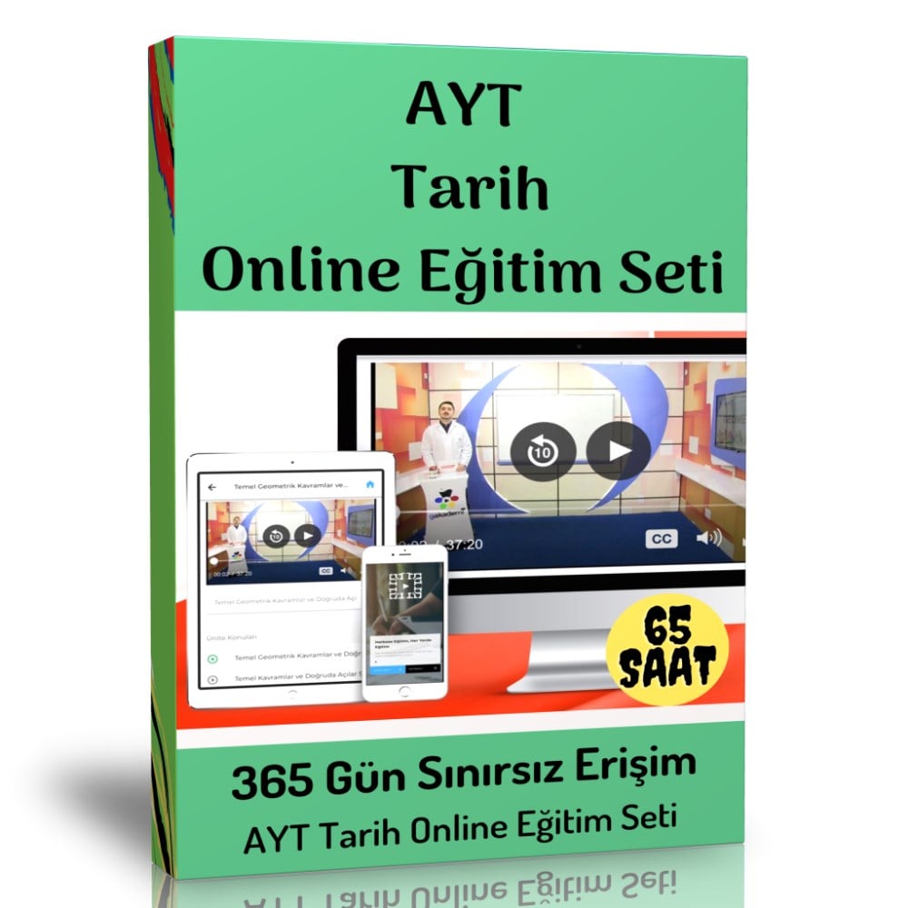 AYT Tarih Online Görüntülü Eğitim Seti