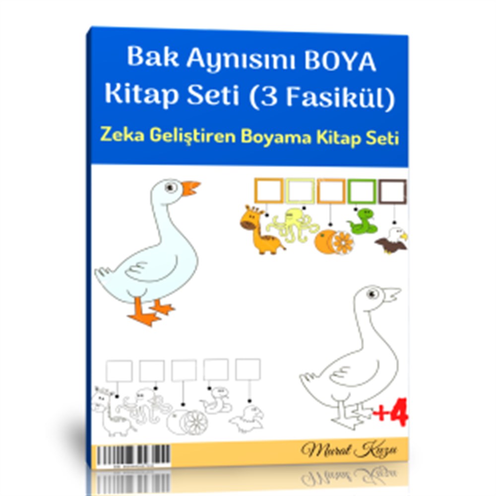 Bak Aynısını Boya Kitap Seti (3 Fasikül Kitap)