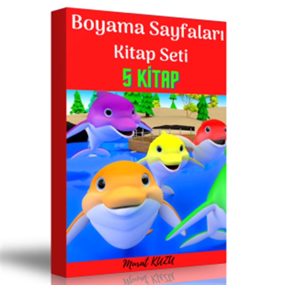 Boyama Sayfaları Kitap Seti (5 Kitap)