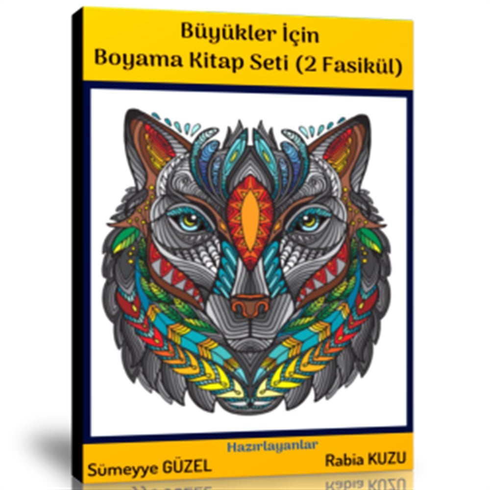 Büyükler İçin Boyama Kitap Seti (2 Fasikül Kitap)