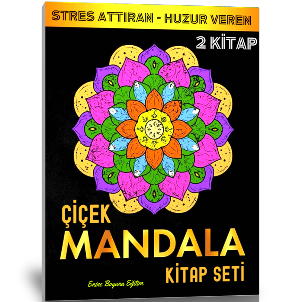 Çiçeklerle Mandala Kitap Seti (2 Kitap)