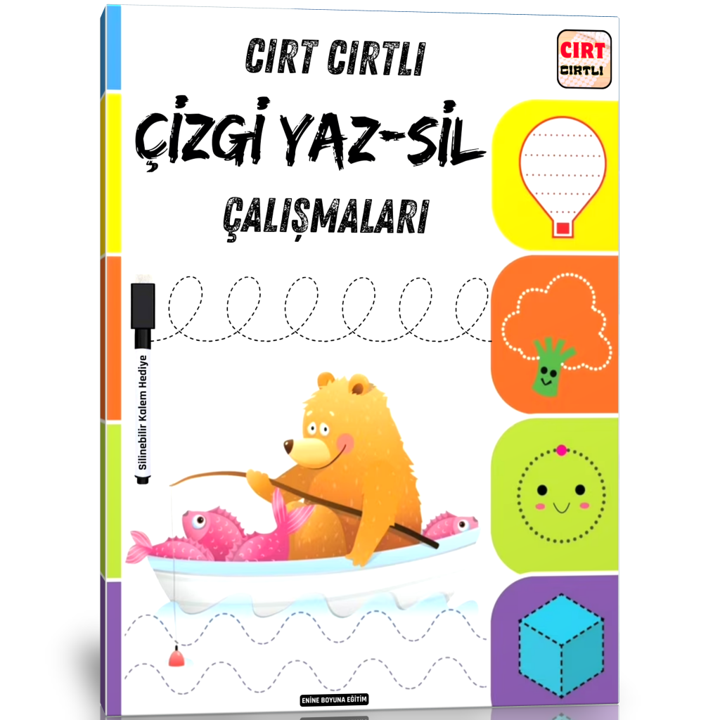 Cırt Cırtlı Çizgi YAZ-SİL Çalışmaları 