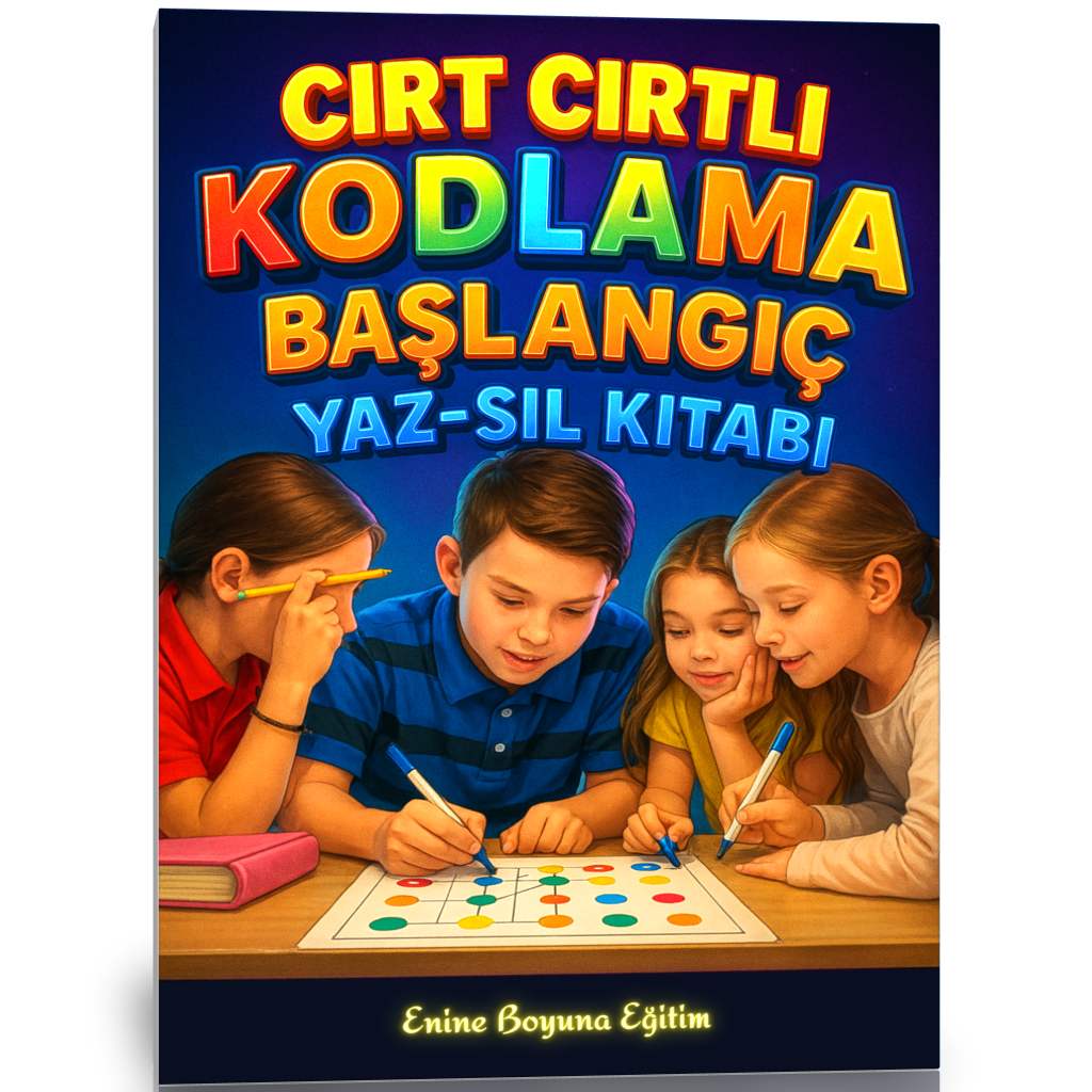 Cırt Cırtlı Kodlama Başlangıç YAZ-SİL Kitabı