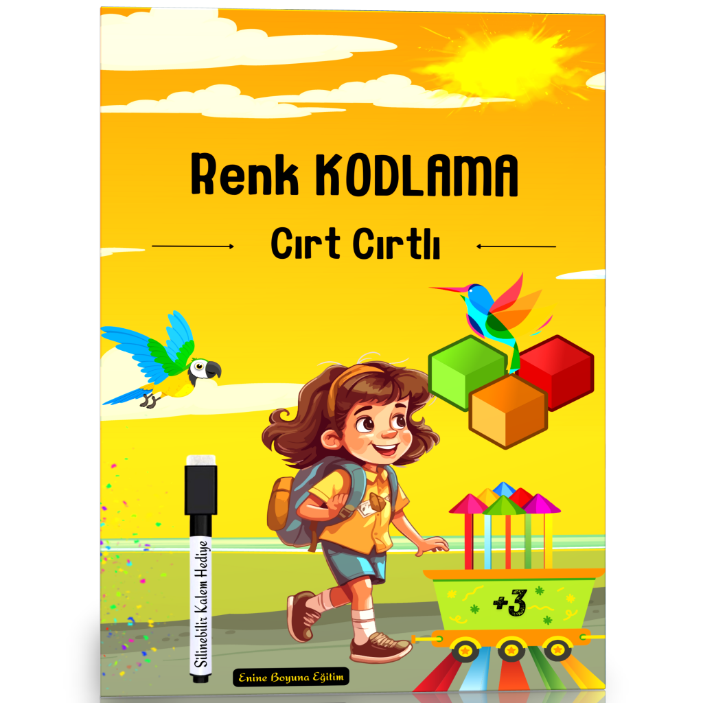 Cırt Cırtlı Renk KODLAMA YAZ-SİL Eğitim Seti