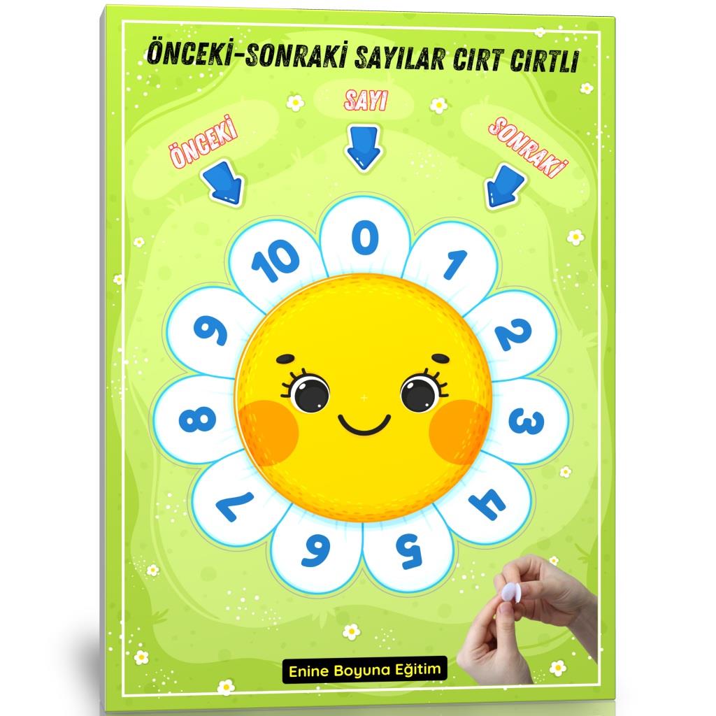 Çocuklar İçin Cırt Cırtlı Önceki – Sonraki Sayılar YAZ-SİL Kitabı