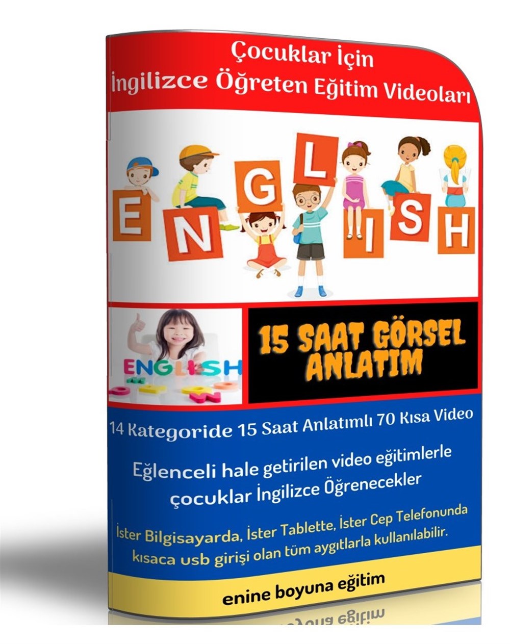 Çocuklar Için İngilizce Öğreten Eğitim Video Seti