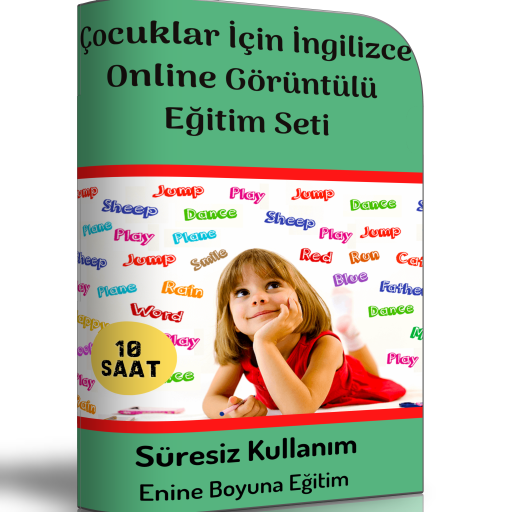 Çocuklar İçin İngilizce Online Görüntülü Eğitim Seti