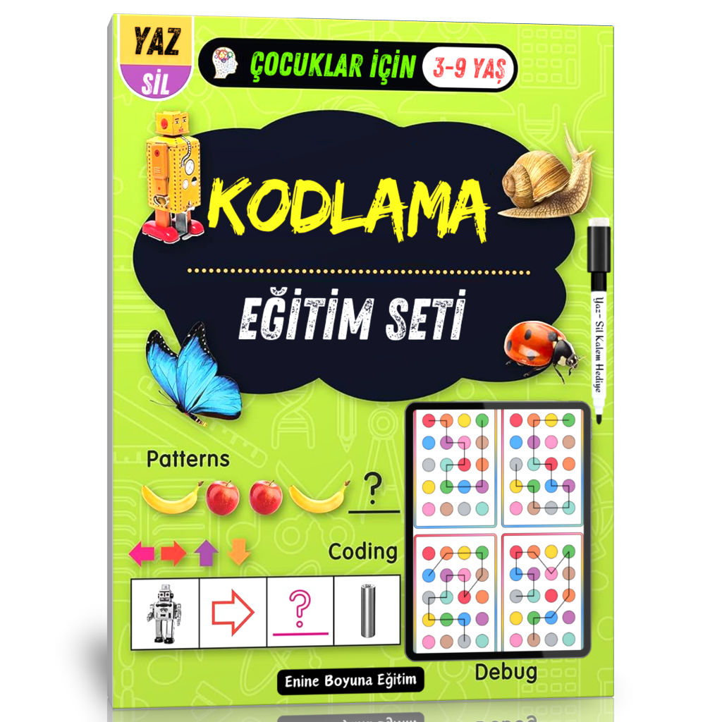 Çocuklar İçin KODLAMA Eğitim Seti (3-9 Yaş)