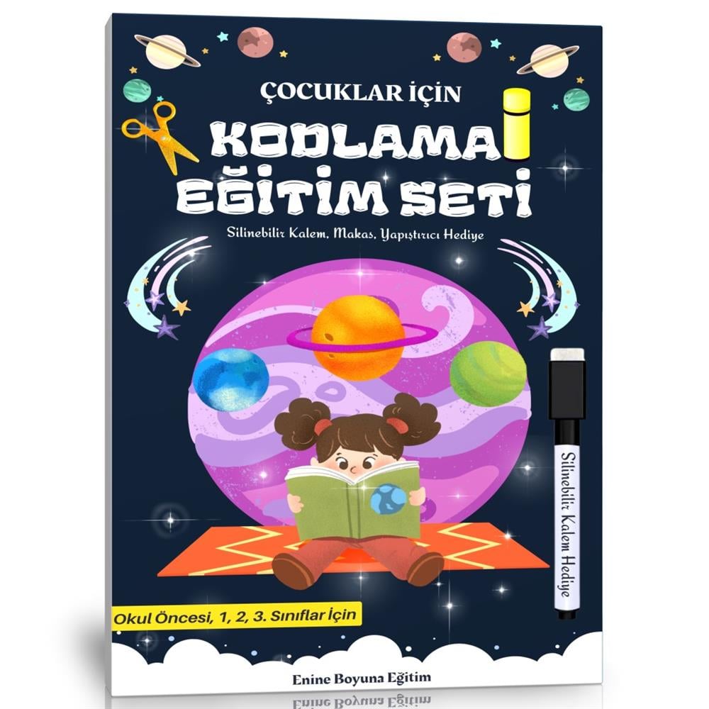 Çocuklar İçin KODLAMA Eğitim Seti (Okul Öncesi, 1,2,3. Sınıflar)