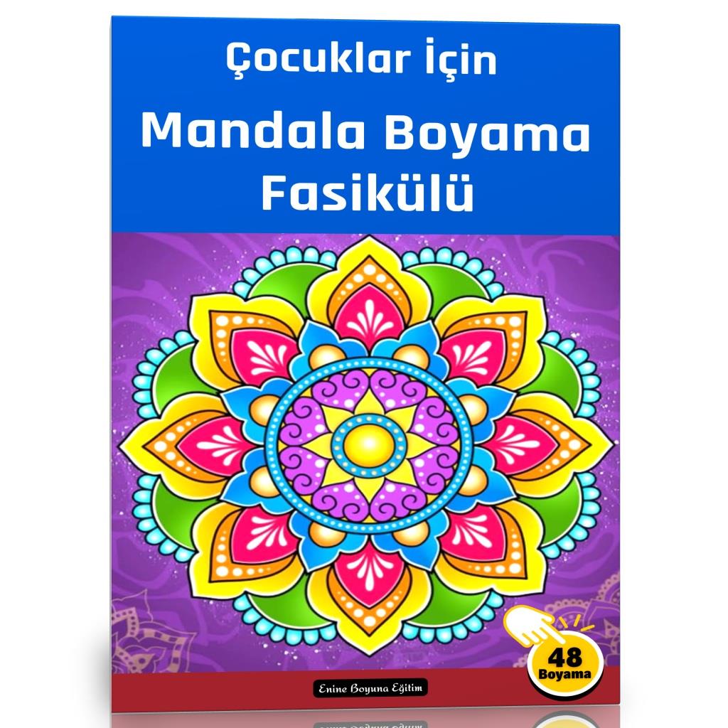 Çocuklar İçin Mandala Boyama Fasikülü (50 Seçilmiş Mandala)