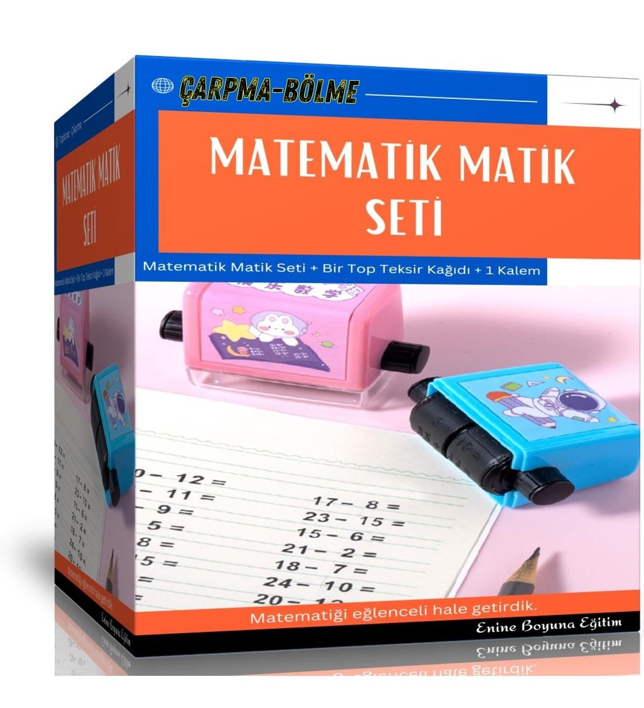 Çocuklar İçin Matematik Matik Seti (Çarpma-Bölme)
