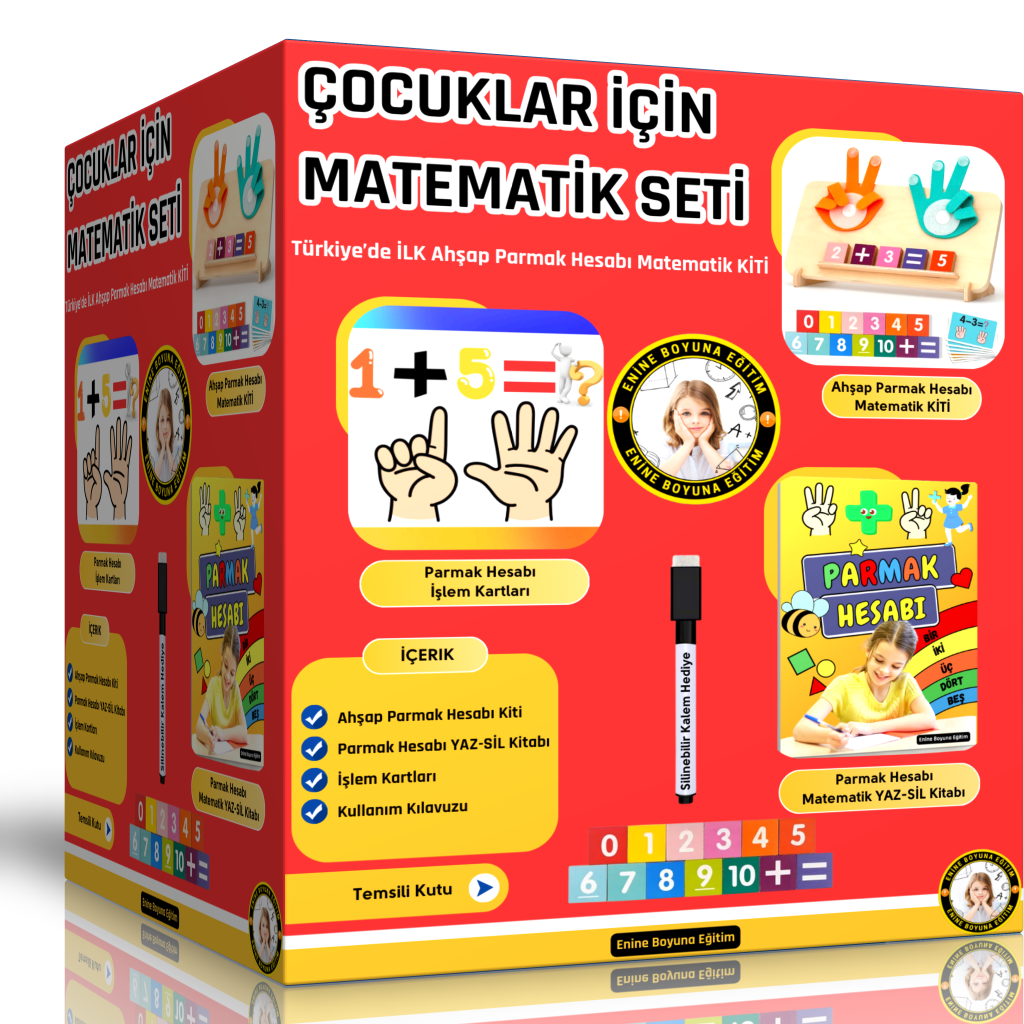Çocuklar İçin Matematik Seti (3-9 Yaş İçindir)