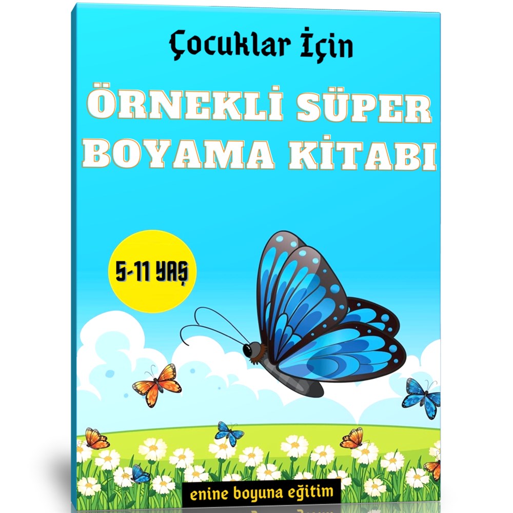 Çocuklar İçin Örnekli SÜPER Boyama Kitabı