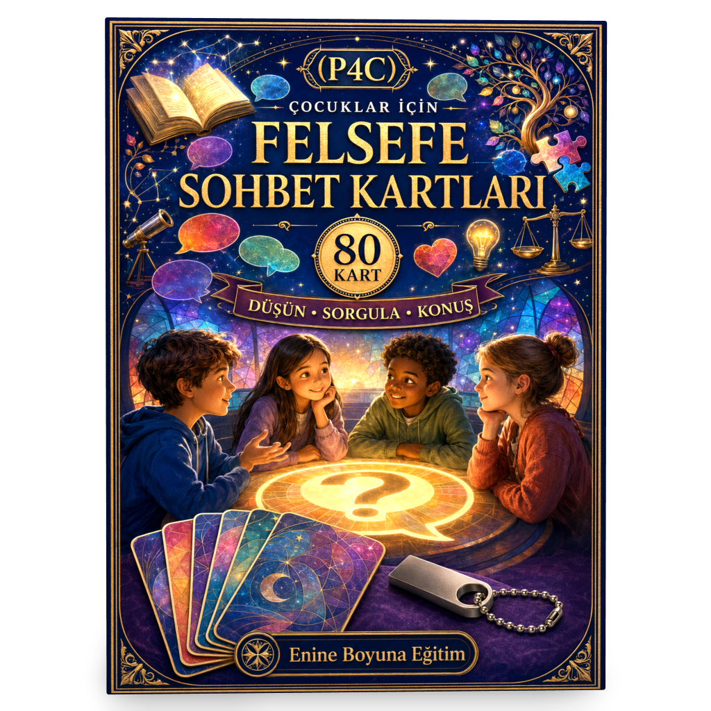 Çocuklar İçin P4C Felsefe Sohbet Kartları