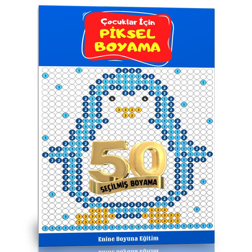 Çocuklar İçin Piksel Boyama Kitabı 